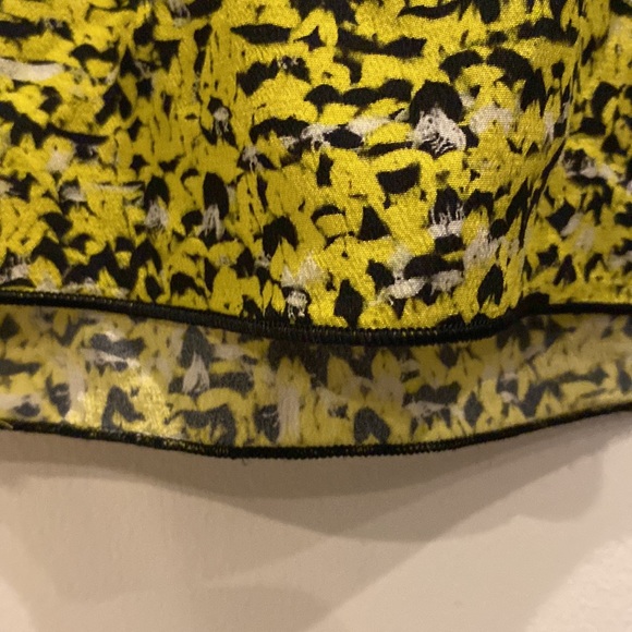 Neon and black with grey patterned Rag and Bone tank top - Picture 5 of 7